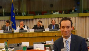 Carlos Lee of EPIC makes presentation on photonics to the European Parliament