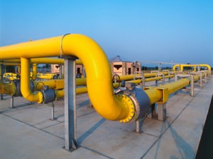 Natural gas distribution pipes