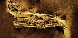 Image of the Japanese vessel Kotohira-Maru provided by ThayerMahans exceedingly high-resolution sonar The technology enabled the identification of many smaller targets, most of which would be impossible to see using more traditional forms of remote sensin