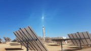 The Ashalim project is the first wireless solar field, built in the Negev as part of a government plan to increase renewable energy in Israel Photo courtesy of BrightSource